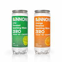 Premium fruit-geïnfuseerd bruiswater zonder suiker en vet, gezonde drank, OEM ODM blikjes bruisdranken