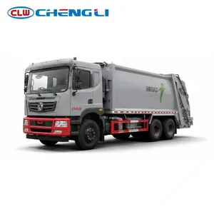 รถบรรทุกขยะอัดแบบตักท้าย Dongfeng 25 ตัน 6×4 บรรทุกได้ 10.8 ตัน สำหรับเก็บขยะมูลฝอยของเทศบาล - Product Image 1