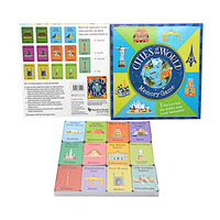 Juegos de Mesa Educativos Impresos Personalizados con Materiales de Papel/Madera/Plástico, Paquete de Memoria Certificado por la CPSIA para Bebés y Niños Pequeños