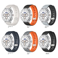 Haute qualité Samsung Watch8 Classic Norman bracelet magnétique bracelets en silicone pour Samsung Galaxy Watch8 avec connecteur en acier inoxydable 316
