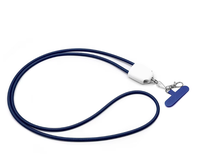 Cordon USB tressé en nylon 4-en-1 personnalisé avec logo, anti-perte, pour téléphone portable, avec câble de charge rapide et transfert de données