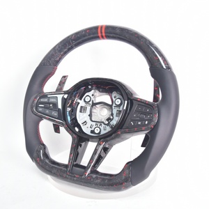 Volante para <span class=keywords><strong>BMW</strong></span> G20 G30 G31 G32 X4 G02 M2 G87 M3 G80 G42 F90 G11 G Series Volante de fibra de carbono <span class=keywords><strong>Interior</strong></span> del coche - Product Image 4