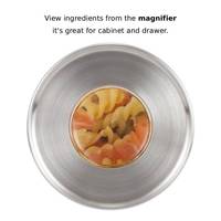 Recipientes Herméticos de Vidrio para Almacenamiento de Alimentos con Tapas para Organización de Despensa de Cocina, Frascos para Cereales y Granos, Almacenamiento a Prueba de Fugas