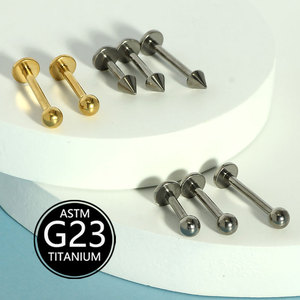 Joyería de Piercing Corporal al por Mayor, Piercing de Titanio G23 ASTM F136, Herradura para Ceja, Hueso, Nariz, Aro para Oreja, Tragus, Cartílago, Hélix - Product Image 3