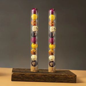 Хит продаж, натуральный пуэрский чайный шар, 6 вкусов, Цветущий Цветочный чай, антиоксидант ручной работы, OEM мини-Детокс, отлично подходит для сыпучих/пакетиков - Product Image 6