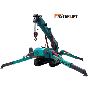 Grue araignée automotrice à chenilles de 3 à 12 tonnes avec bras télescopique télécommandé sans fil en stock - Product Image 5