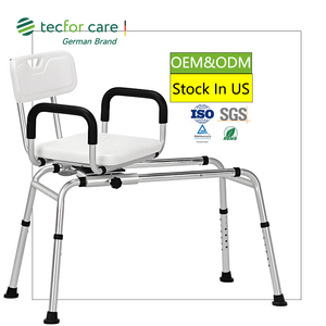 Tecforcare Bancs <span class=keywords><strong>de</strong></span> douche réglables en hauteur pour chaise <span class=keywords><strong>de</strong></span> douche intérieure pour personnes âgées Rotation à 360 ° Chaise <span class=keywords><strong>de</strong></span> <span class=keywords><strong>bain</strong></span> Siège <span class=keywords><strong>de</strong></span> douche pliable - Product Image 1