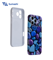 Coque de téléphone 3D HD par sublimation, fine et brillante, imprimée pour iPhone 17 16 15 14 13 Pro Max, supports vierges sublimables en gros