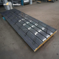 Panneaux sandwich insonorisés en laine de roche revêtus de PVDF de haute qualité Glostar 50 mm 75 mm 100 mm 150 mm OEM/ODM pour usine industrielle