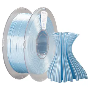 2024 neuer Trend gefärbte Kexcel-Seide Pla-Filament Pla + Seide 3D-Drucker-Filament 1,75 mm 1 kg Blau