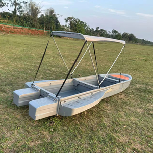Bateau de pêche gonflable pour 2 à 6 personnes avec moteur 110V 201kg, bateau à appâts pour la pêche sportive - Product Image 1