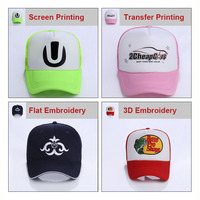 Casquettes de sport Casquette de baseball personnalisée Casquette blanche en maille vierge Casquettes de camionneur en mousse promotionnelles