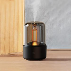 New Design USB Tabletop <b>Essential</b> <b>Oil</b> <b>Diffuser</b> Ultrasonic Air Humidifier LED Light App-Controlled 1 Year Warranty Household - Product Image 1