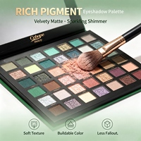 Palette de fards à paupières 42 couleurs, effet mat, scintillant et pailleté, haute pigmentation, longue tenue, maquillage des yeux classique