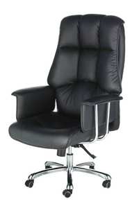 Chaise de bureau de direction classique pivotante moderne en cuir PVC à dossier haut pour invités et managers, vente en gros OEM - Product Image 5