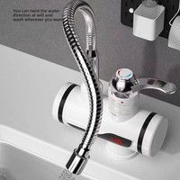 Robinet d'eau chaude électrique pour le commerce extérieur, robinet de cuisine à chauffage instantané pour usage domestique, commande mécanique, boîtier ABS pour un chauffage rapide de l'eau