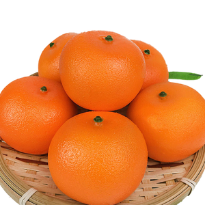 Faux oranges artificielles pour la photographie, accessoires réalistes en mousse, 7,5x7,7 cm, pour l'enseignement photographique - Product Image 4