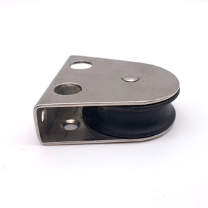 รอกไนลอนสแตนเลส 316 แบบยึดติดเดี่ยวสำหรับล้อเชือกเรือ - Product Image 1