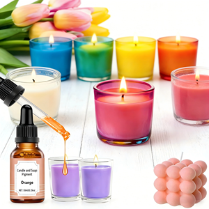 สีผสมเทียนชนิดน้ำเข้มข้นสูง ชุด 36 สี สีใสชนิดน้ำมัน สำหรับทำเทียน DIY สารทำสีเทียน - Product Image 1