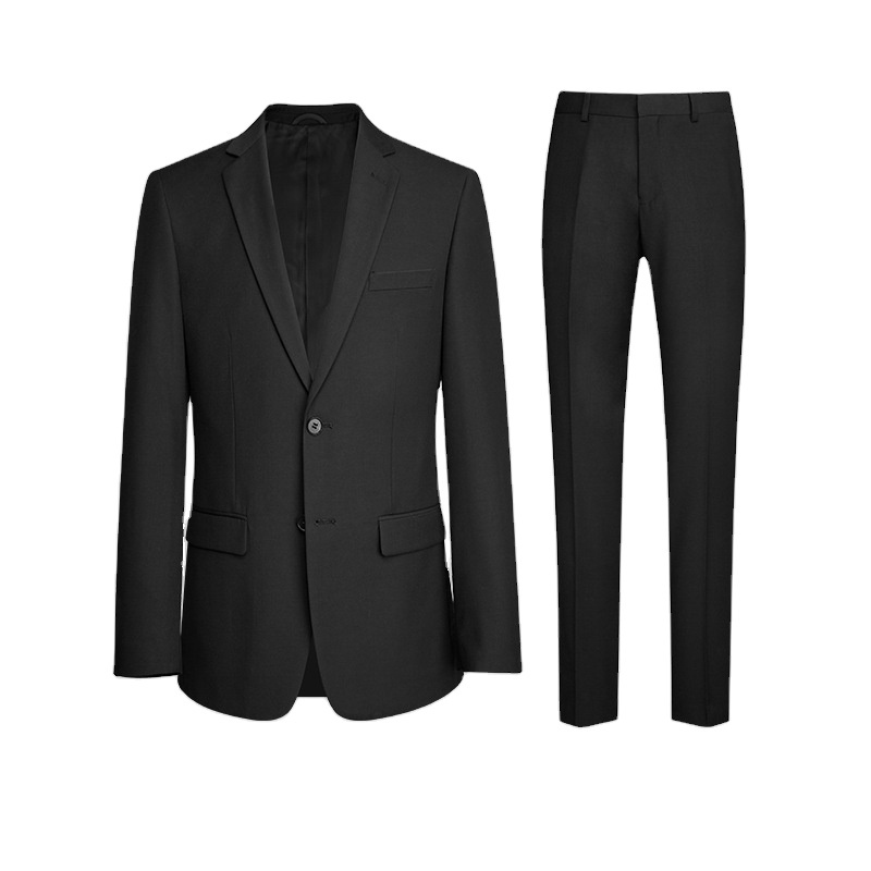 Men s Checkered Lapel Suit Simple