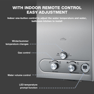 Venta al por mayor OEM Deal Global 8L 10L chimenea <span class=keywords><strong>de</strong></span> acero inoxidable <span class=keywords><strong>Gas</strong></span> calentador <span class=keywords><strong>de</strong></span> agua temperatura constante Hotel piscina sistema solución - Product Image 4