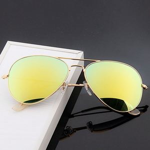 Gafas de Sol de Aviador Vintage de Metal Ovaladas Personalizadas con Logotipo, Baratas al por Mayor, para Hombre y Mujer - Product Image 5