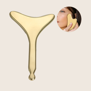 Most <strong>Popular</strong> Products for 2024 Hand Held Body Massager Gua Sha Massage Face Brass Copper Guasha Massage Tool - Product Image 5