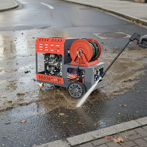 Macchina Multifunzionale da 27HP per Lavaggio Stradale e Pulizia/Disotturazione <span class=keywords><strong>di</strong></span> <span class=keywords><strong>Tubi</strong></span> <span class=keywords><strong>di</strong></span> Drenaggio - Product Image 1