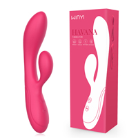 WINYI WY0610 HAVANA Rabbit Vibrator für Frauen Wasserdichter Silikon G-Punkt Klitoris-Stimulator USB-Aufladbar Erwachsenen-Sexspielzeug