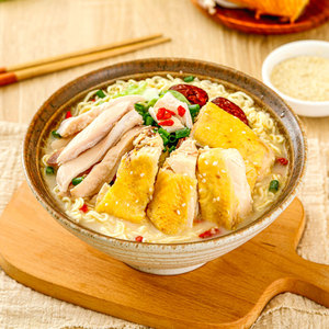 บะหมี่กึ่งสำเร็จรูปหมูและไก่แคลอรี่ต่ำเพื่อสุขภาพซุปแสนอร่อย<span class=keywords><strong>ผัด</strong></span>เคี้ยวเร็วเสิร์ฟในกล่อง - Product Image 4