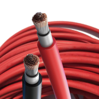 Hochwertige H1Z2Z2-K Zertifizierte Solar-PV-Kabel Einadrig 1x4mm2 Verzinntes Kupfer XLPE-Isolierung DC 1,5KV Stromkabel