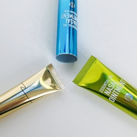 Tube souple de 20 ml pour crème contour des yeux, design de luxe, vibration personnalisée avec massage électrique, emballage personnalisé, extrémité scellée, tube compressible 5 couches