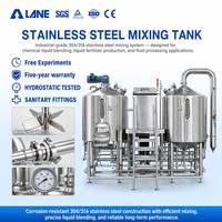 Cuve de mélange à agitation en acier inoxydable haute efficacité LANE pour engrais liquides et réacteur chimique de mélange