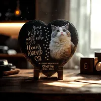 Pierre tombale en granit noir en forme de cœur pour animaux de compagnie, personnalisable avec photo, moderne et écologique, pour chien ou chat, figurine funéraire, vente flash