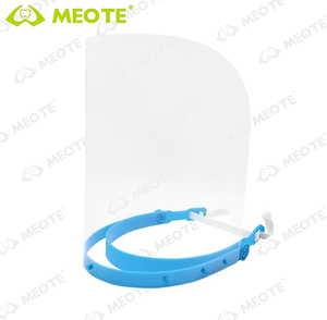 Foshan meite masker pelindung gigi sekali pakai, pelindung wajah anti-kabut dengan bingkai dapat digunakan kembali 10 buah film & 1 Bingkai - Product Image 3