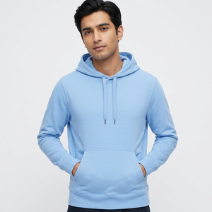 Sudaderas con Capucha de Corte Cuadrado 100% Algodón para Hombre, Sudaderas Lisas de Alta Calidad, Personalizables con Logotipo Bordado - Product Image 1