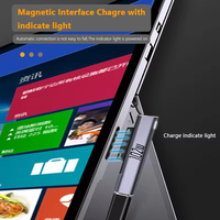 Convertisseur de prise de charge rapide 102W magnétique Type C PD pour Surface Pro 8 7 6 5 4 3 Go Adaptateur USB-C pour Surface Book 1 2 3