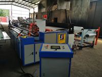 Máquina Rebobinadora Automática de Rollos de Papel Higiénico Controlada por PLC, con Caja de Cambios y Motor