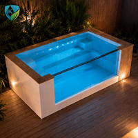 Vente directe usine : Piscine hors sol à immersion personnalisée en fibre de verre pour hôtels, complexes hôteliers et projets de jardin