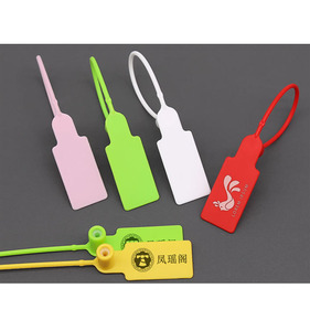 Logo personalizzato con scritta in plastica con sigillo a <span class=keywords><strong>manomissione</strong></span> di plastica con etichetta con chiusura a zip - Product Image 3