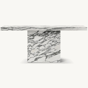 KUMUSI Customilized Material Dark_Emperado <strong>Console</strong> <strong>Table</strong> Natural Marble <strong>Narrow</strong> <strong>Table</strong> - Product Image 4