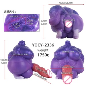 Wholesale Men Penis Stroker Fantasy Animal Pussy Male Masturbator with <b>Dildo</b> Adult Sex Toy Realistic Vagina Stroker - Product Image 6