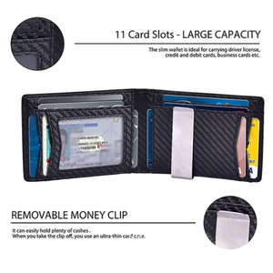 2024 nouvelle tendance luxe PU poche avant intelligente pour <span class=keywords><strong>Airtag</strong></span> portefeuille Rfid bloquant pince à billets en cuir pour <span class=keywords><strong>Airtag</strong></span> GPS tracker - Product Image 5