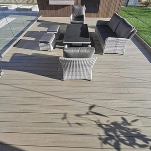 An toàn bảo trì thấp thiết kế WPC ngoài trời sàn ban công Composite decking cho ven biển kiến trúc ứng dụng - Product Image 2