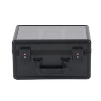 Boîte de rangement pour cartes gradées à 3 rangées, pour cartes de sport, cartes de baseball gradées, avec serrure TSA / serrure à code de qualité supérieure, style populaire