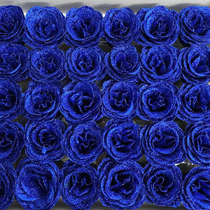 Polvo de Purpurina con Forma de Cabeza de Rosa de Cristal, Azul Hada, para Ramos de San Valentín, Materiales para Manualidades, Rosa con Purpurina - Product Image 5