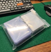 Protège-cartes rigides en PVC transparent de qualité supérieure 3x4 pouces, protège-cartes rigides en plastique 35PT pour cartes de sport