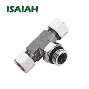 Raccords d'<span class=keywords><strong>air</strong></span> enfichables de branche de té de connecteur pneumatique en gros d'usine pour la compression - Product Image 5