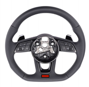 Volante Deportivo de Fibra de Carbono para <span class=keywords><strong>Audi</strong></span> A5 A4 A3 A6 A7 A8 Q3 Q5 Q7 RS3 RS4 S3 <span class=keywords><strong>S4</strong></span> S5 RS6 RS7 TT TTRS - Product Image 5