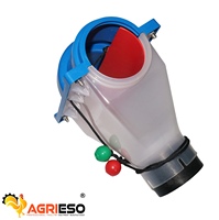 Système d'alimentation automatique pour élevages de poulets : Entrée de nourriture en plastique T-Drop pour ligne de chaîne de paniers pour poulets de chair, pondeuses et reproducteurs